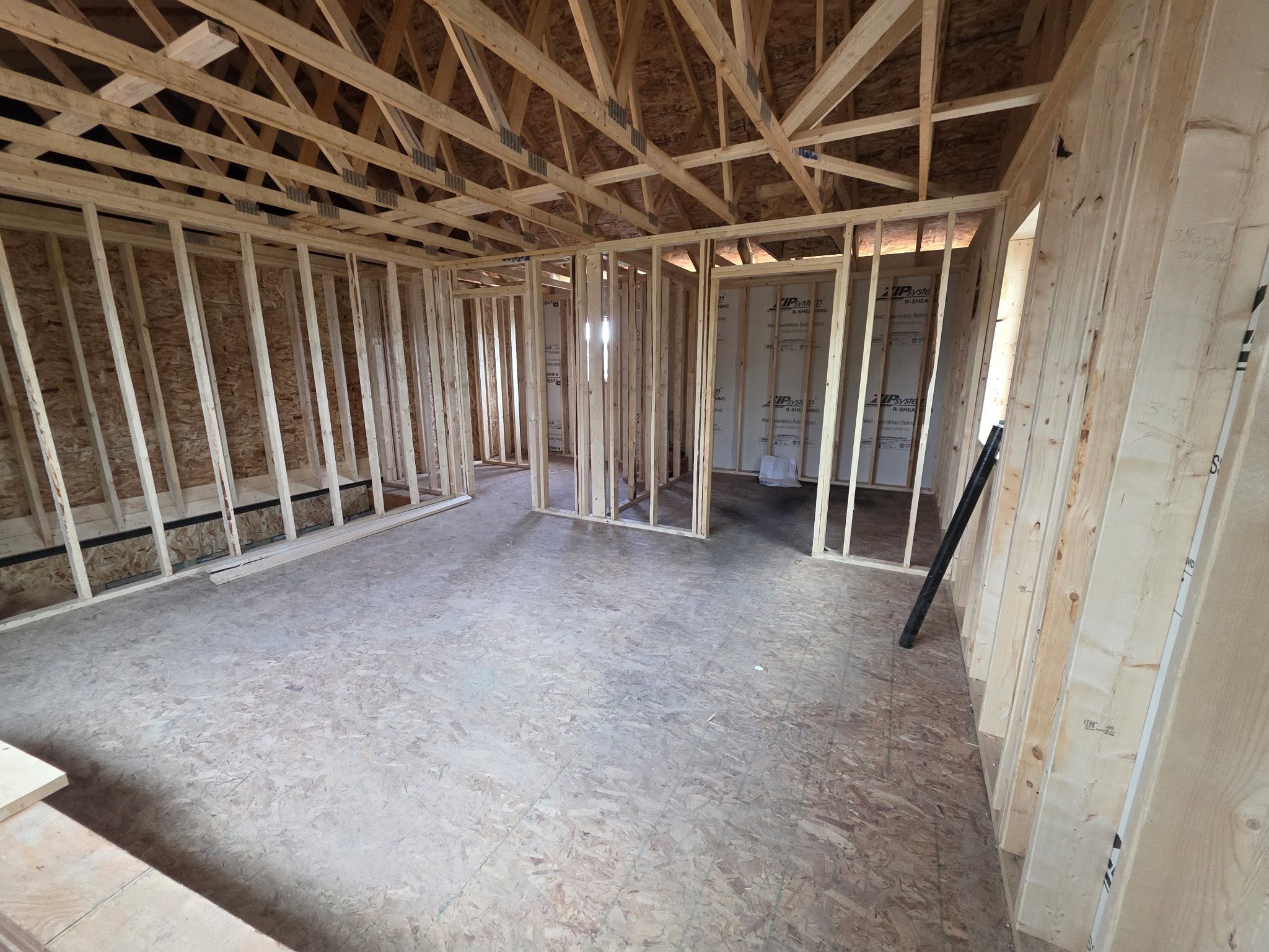 Interior framing by Reece Builders