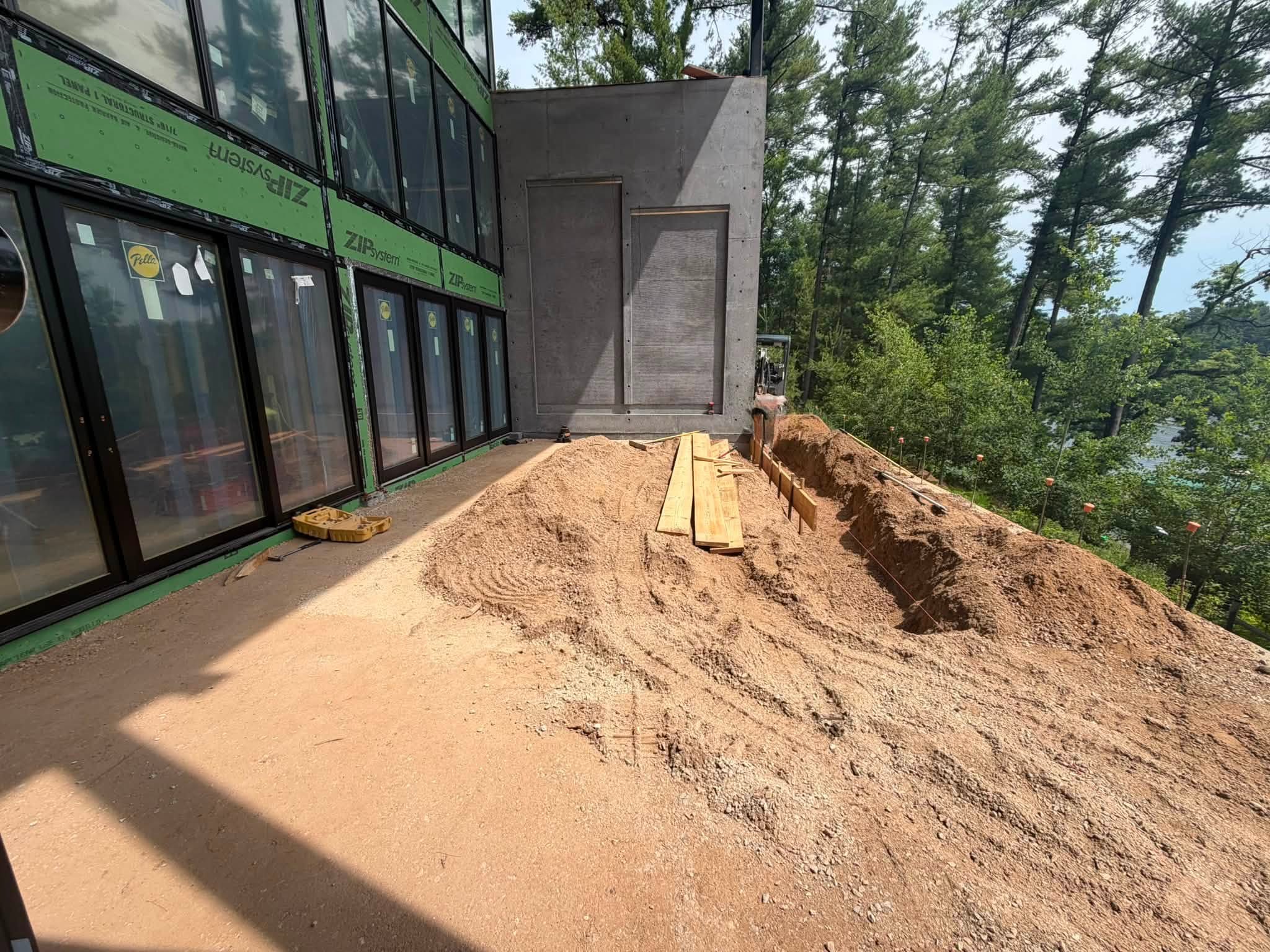 Large residential construction project