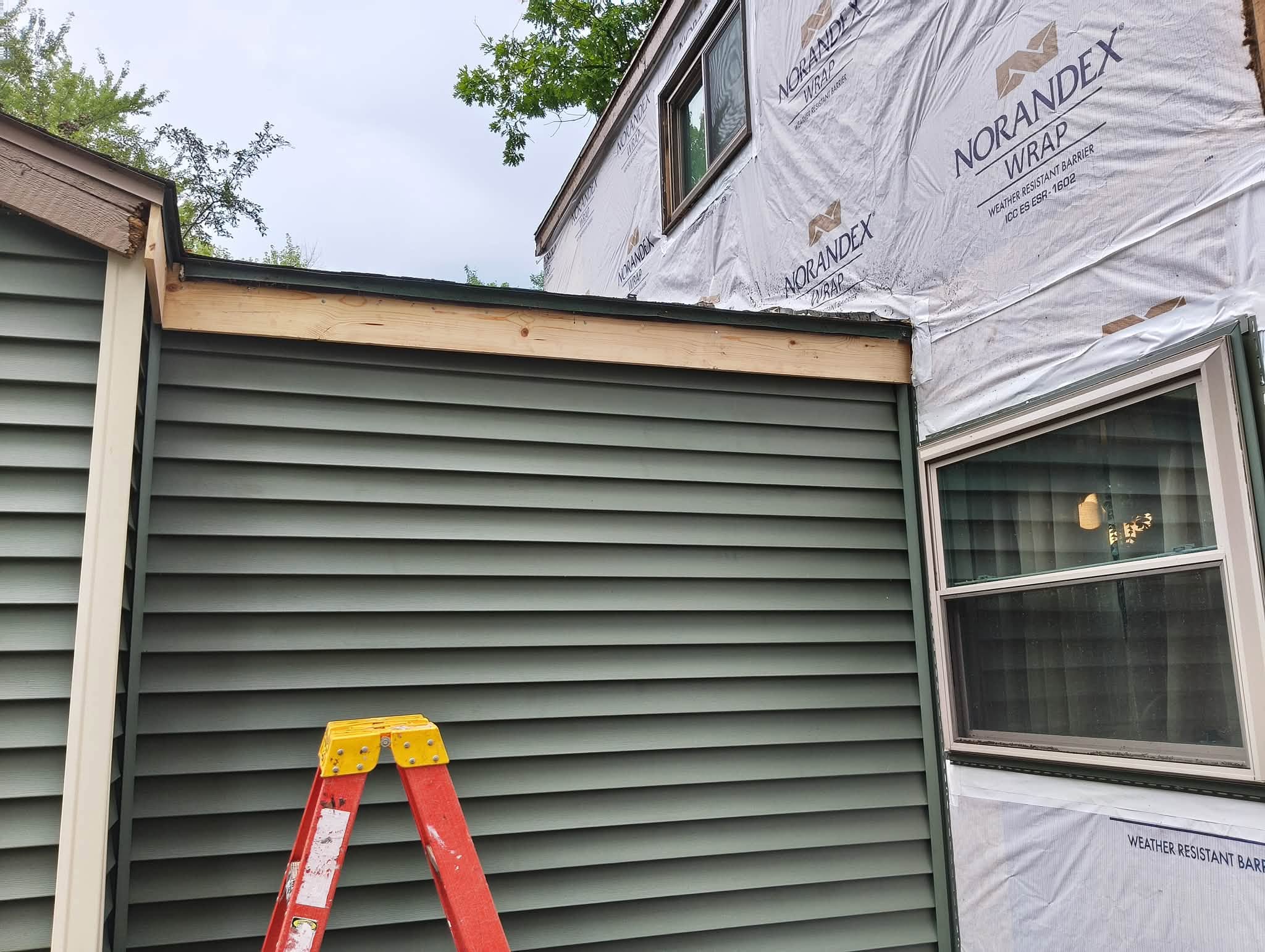 Siding installation